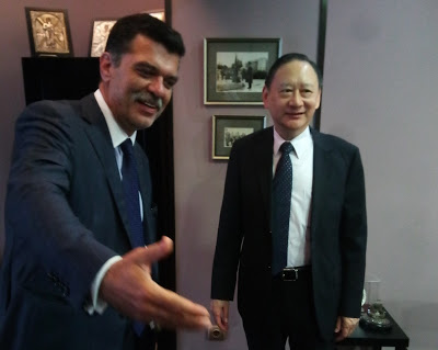 Συνάντηση του βουλευτή Γρεβενών, Ανδρέα Πάτση, με τον εκπρόσωπο της Αντιπροσωπείας της Ταϊπέι στην Ελλάδα, κ. Sherman S. Kuo (εικόνες) - Φωτογραφία 1
