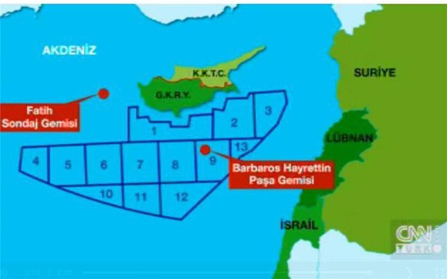 Ο Τσαβούσογλου πρόβαλε χάρτη με την υφαλοκρηπίδα της Τουρκίας να φτάνει μέχρι την Κρήτη! - Φωτογραφία 3