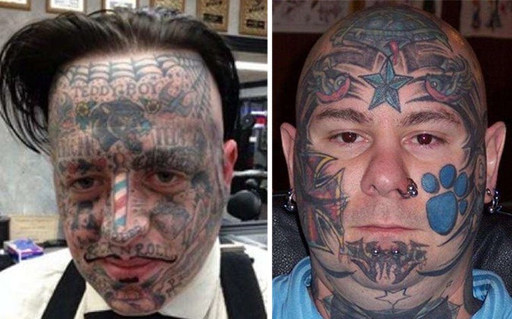Ακραία τατουάζ στο πρόσωπο - Φωτογραφία 6
