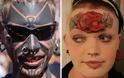 Ακραία τατουάζ στο πρόσωπο