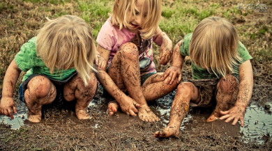 Παιχνίδια στη λάσπη για πιο υγιή παιδιά - Φωτογραφία 1