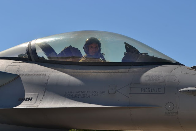 Πτήση Α/ΓΕΑ Αντιπτέραρχου Γ. Μπλιούμη με F-16 Block 52+ - Φωτογραφία 1