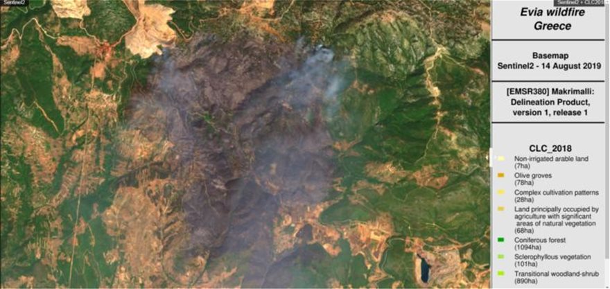 Φωτιά στην Εύβοια: O «μαύρος» χάρτης της καταστροφής - Φωτογραφία 3