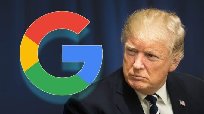 Ο πρόεδρος Trump επιτίθεται στη Google - Φωτογραφία 1