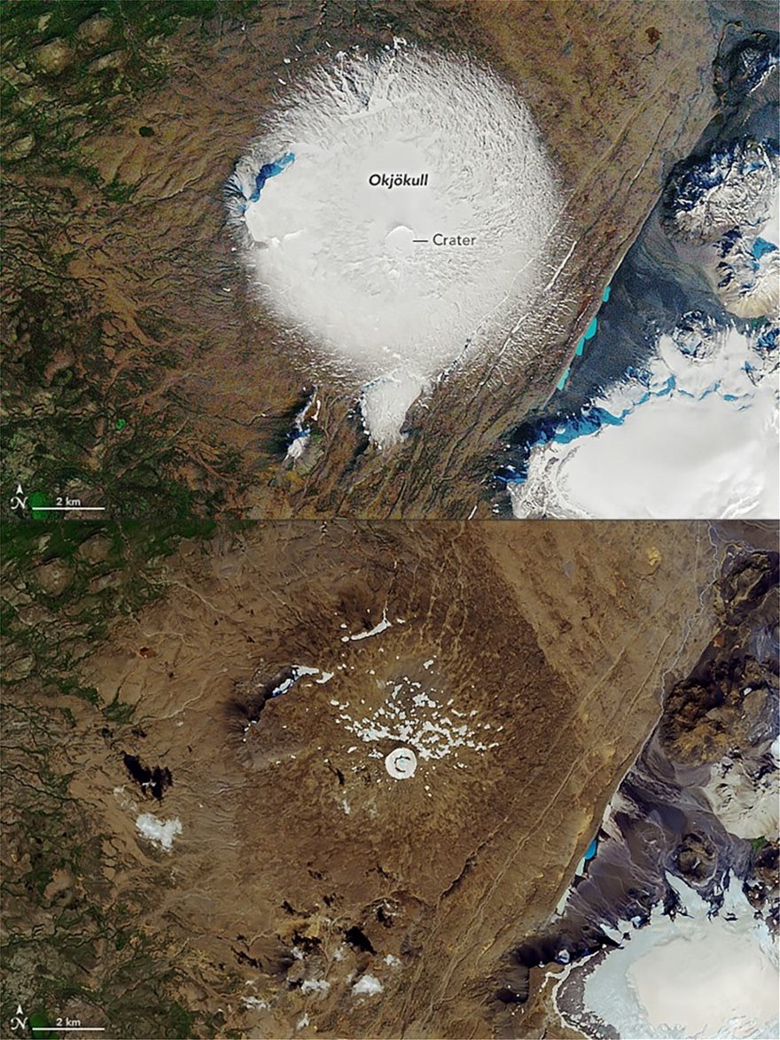 Ισλανδία: Αποκαλυπτήρια πλάκας εις μνήμη του πρώτου παγετώνα που «χάθηκε» στη χώρα λόγω κλιματικής αλλαγής - Φωτογραφία 3