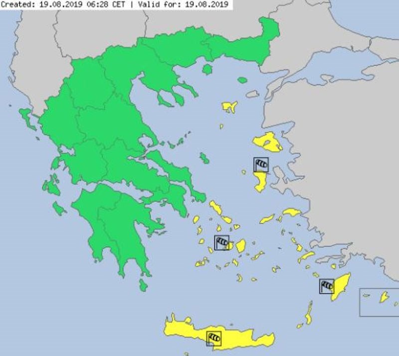 Προειδοποίηση για θυελλώδεις ανέμους στο Αιγαίο - Φωτογραφία 2