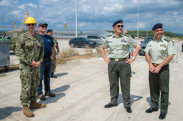 Επίσκεψη Αρχηγού Γενικού Επιτελείου Στρατού στο Λιμάνι της Αλεξανδρούπολης - Φωτογραφία 3