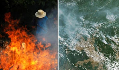 Πυρκαγιές-ρεκόρ κατακαίουν το τροπικό δάσος του Αμαζονίου - Φωτογραφία 1