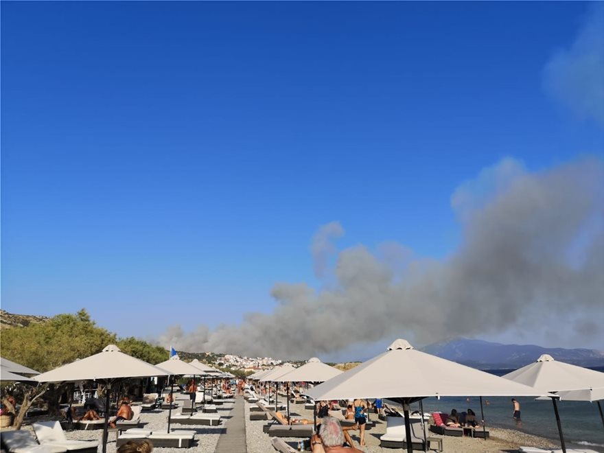 Φωτιά στη Σάμο: Μάχη με τις φλόγες - Εκκενώθηκαν ξενοδοχεία - Φωτογραφία 6