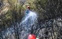 Μαραθώνας: Σε ύφεση η φωτιά σε δασική έκταση κοντά στο ελικοδρόμιο