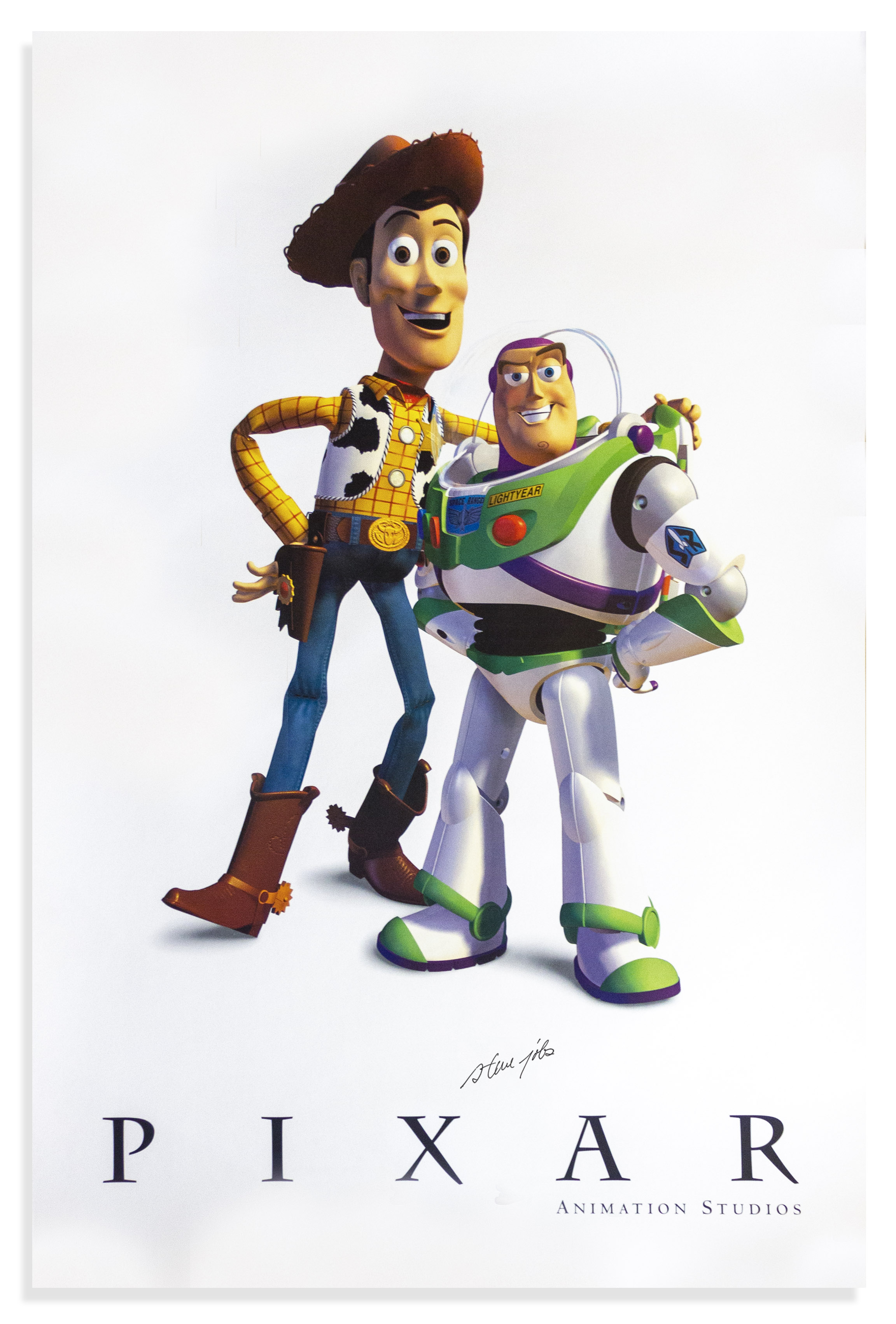 Τιμή εκκίνησης τα $25 χιλ. για ένα πόστερ Toy Story με υπογραφή του Τζομπς - Φωτογραφία 2