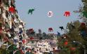 Γέμισε χρωματιστά ελεφαντάκια ο ουρανός της Θεσσαλονίκης