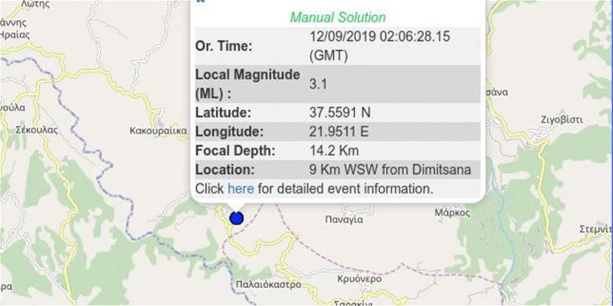 Σεισμός στη Δημητσάνα - Φωτογραφία 2