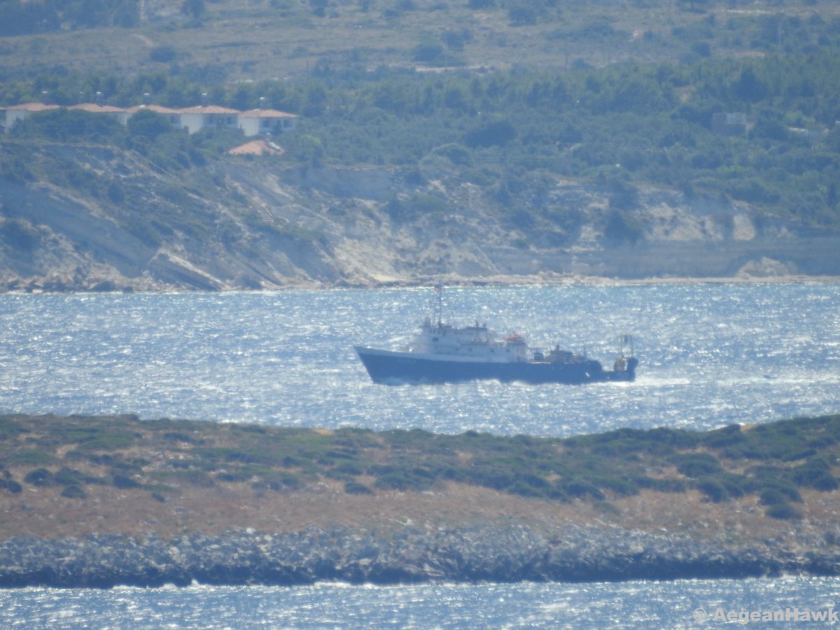 Ανοιχτά του Καστελόριζου το τουρκικό ερευνητικό πλοίο Bilim 2 - Φωτογραφία 1