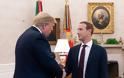 Συνάντηση Τραμπ και Mr. Facebook στον Λευκό Οίκο - Τι συζήτησαν στο Οβάλ Γραφείο