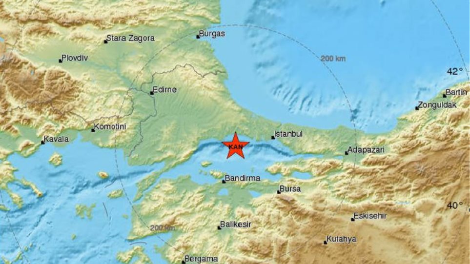 Σεισμός: 4,7 Ρίχτερ στην Τουρκία - Φωτογραφία 1
