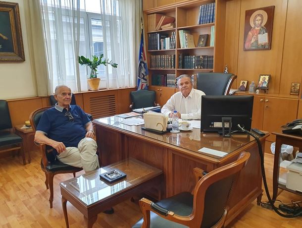 Συνάντηση του Προέδρου του ΜΤΣ Χρήστου Κουτσογιαννόπουλου με τον Πρόεδρο του - Φωτογραφία 1