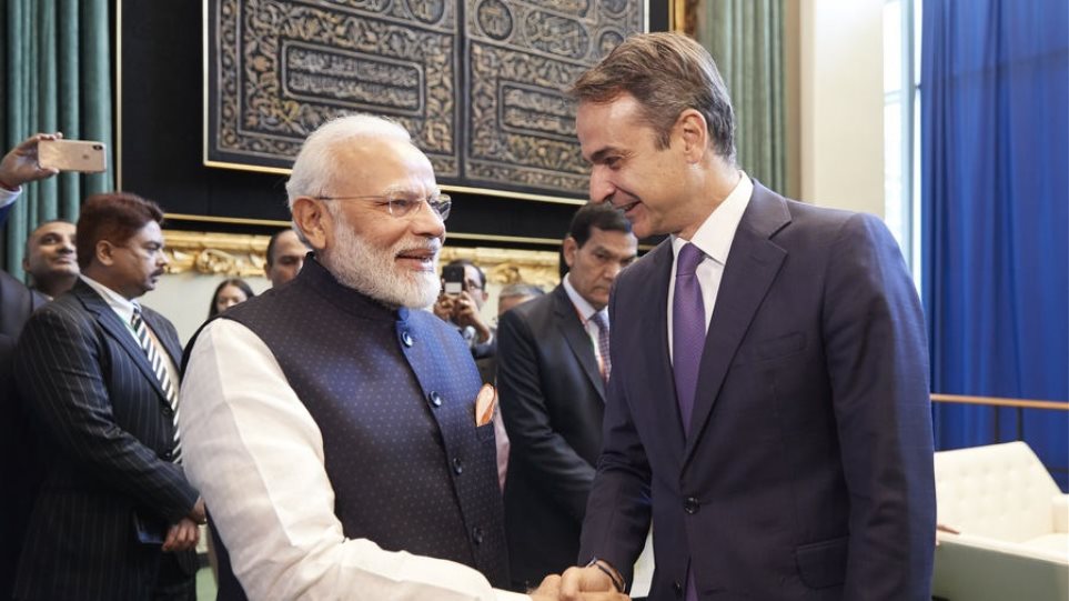 Νέα Υόρκη: Συνάντηση Μητσοτάκη με τον Ινδό πρωθυπουργό Μόντι - Φωτογραφία 1