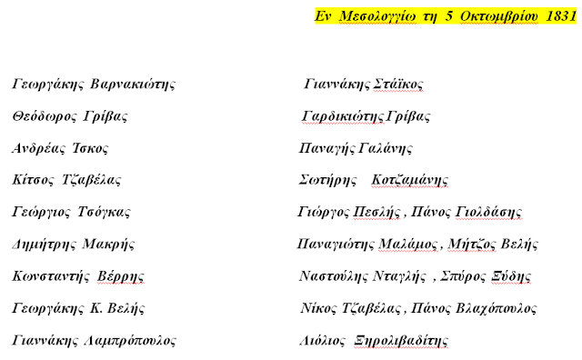 ΝΙΚΟΣ Θ. ΜΗΤΣΗΣ: ΜΑΝΗ ΚΑΙ ΞΗΡΟΜΕΡΟ στα 1831 - Φωτογραφία 33