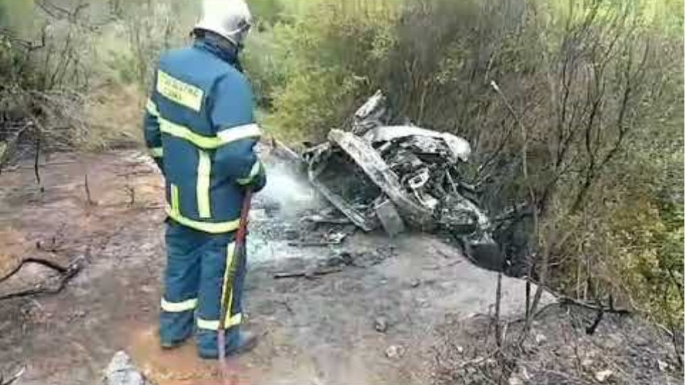 Άνδρας κάηκε μέσα στο αυτοκίνητό του στο Κρυονέρι - Φωτογραφία 2