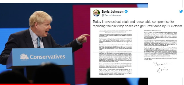 Brexit: Αυτό είναι το τελικό σχέδιο που έστειλε ο Μπόρις Τζόνσον στον Γιούνκερ - Με 5 σημεία r - Φωτογραφία 1