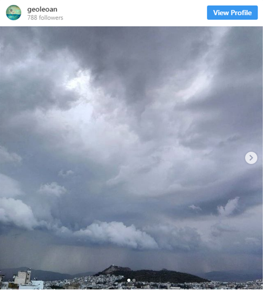 Tι είναι το shelf cloud που «κατάπιε» την Αττική πριν την καταιγίδα - Φωτογραφία 3
