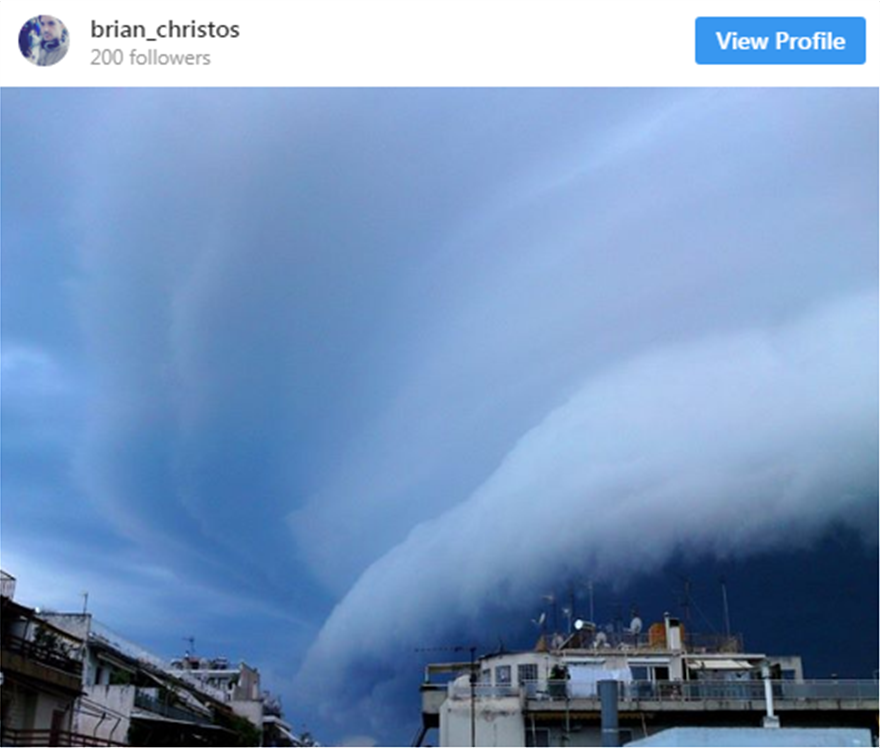 Tι είναι το shelf cloud που «κατάπιε» την Αττική πριν την καταιγίδα - Φωτογραφία 4