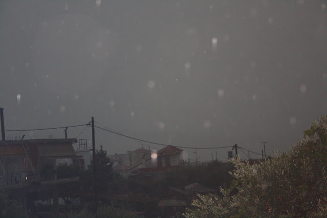 «Σκοτείνιασε» ο τόπος στην ΚΑΤΟΥΝΑ: Καταιγίδες και χαλάζι έπληξαν το Χωριό σήμερα το πρωί! [ΦΩΤΟ: Πάνος Τσούτσουρας] - Φωτογραφία 3