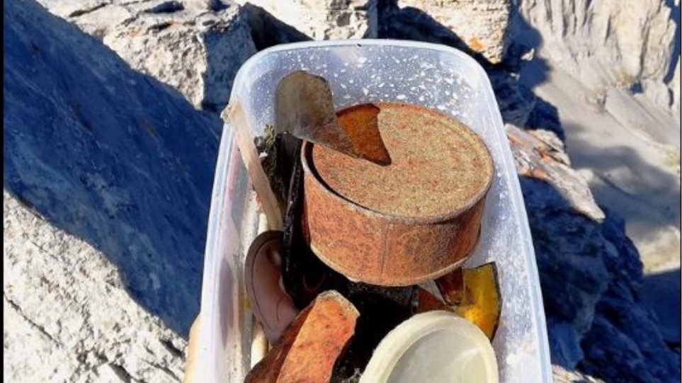 Όλυμπος: Αφήνουν σκουπίδια στην πιο ψηλή κορυφή της Ελλάδας! - Φωτογραφία 1
