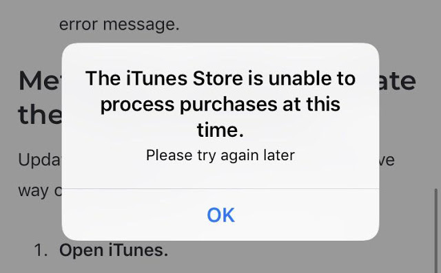 Έπεσε το iTunes με το μήνυμα Το iTunes Store δεν είναι σε θέση να επεξεργαστεί τις αγορές αυτή τη στιγμή. Δοκιμάστε ξανά αργότερα  - Φωτογραφία 3