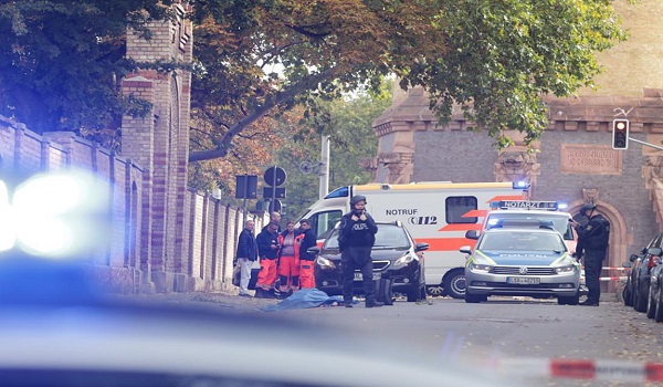 Συναγερμός στη Γερμανία - Πυροβολισμοί με νεκρούς σε Συναγωγή - Φωτογραφία 1