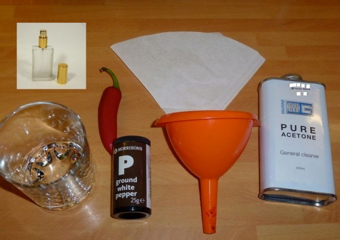 ΚΑΤΑΣΚΕΥΕΣ - Καταστάσεις Έκτακτης Ανάγκης : Φτιάχνω Σπρέι πιπεριού στο σπίτι (Εύκολο, γρήγορο και νομιμοφανές) - Φωτογραφία 1