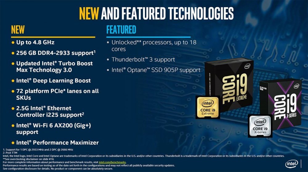Η Intel λανσάρει επίσημα τη νέα σειρά HEDT επεξεργαστών - Φωτογραφία 1