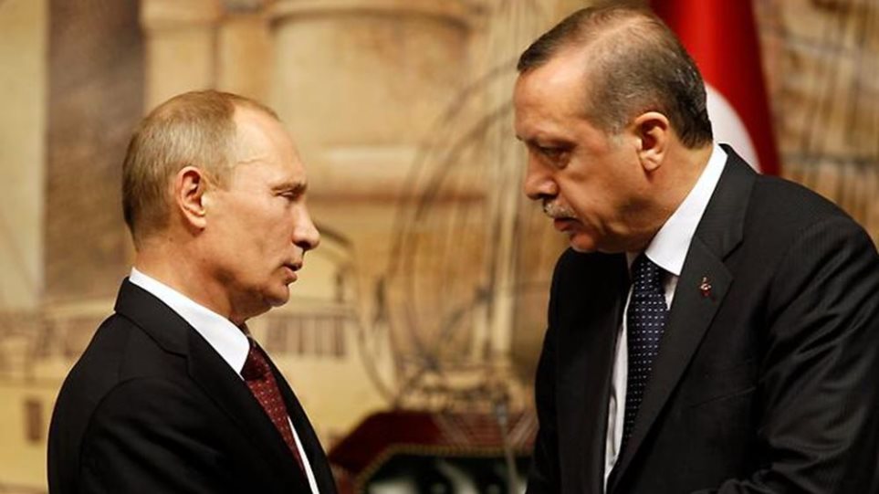 Τηλεφωνική επικοινωνία Πούτιν - Ερντογάν – Στο Κρεμλίνο τις επόμενες ημέρες ο τούρκος πρόεδρος - Φωτογραφία 1