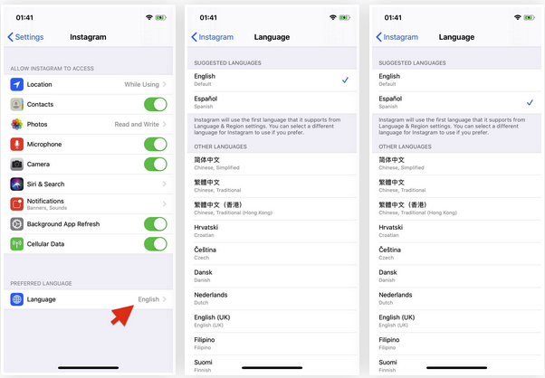 Αλλαγή γλωσσών ανά Εφαρμογή στο iPhone σας στο iOS 13 - Φωτογραφία 3