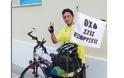 Από την Λευκάδα μέσω Αστακού και Μεσολογγίου στην Κρήτη με ποδήλατο με μήνυμα κατά των εξορύξεων (ΦΩΤΟ)