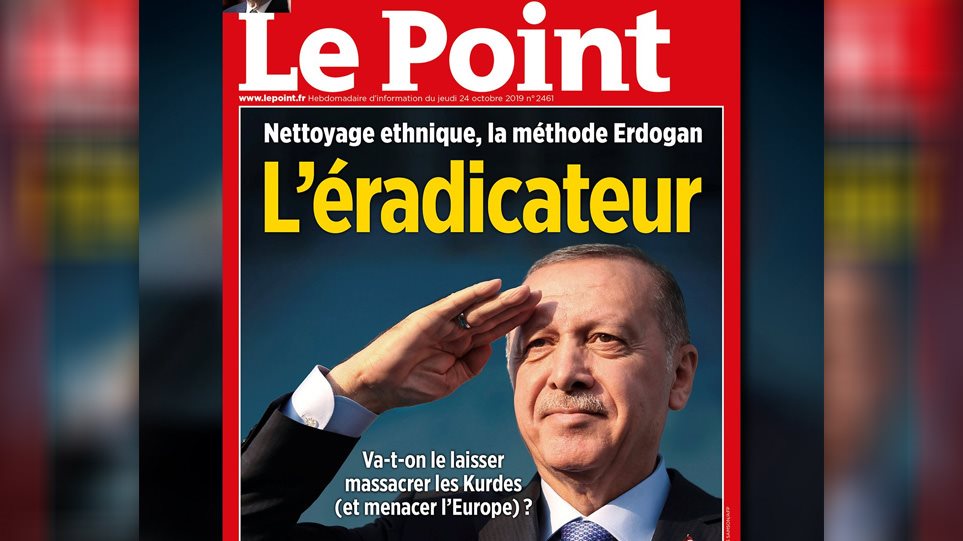 Ο Ερντογάν μηνύει γαλλικό περιοδικό που τον αποκάλεσε «εξολοθρευτή» της Συρίας - Φωτογραφία 1