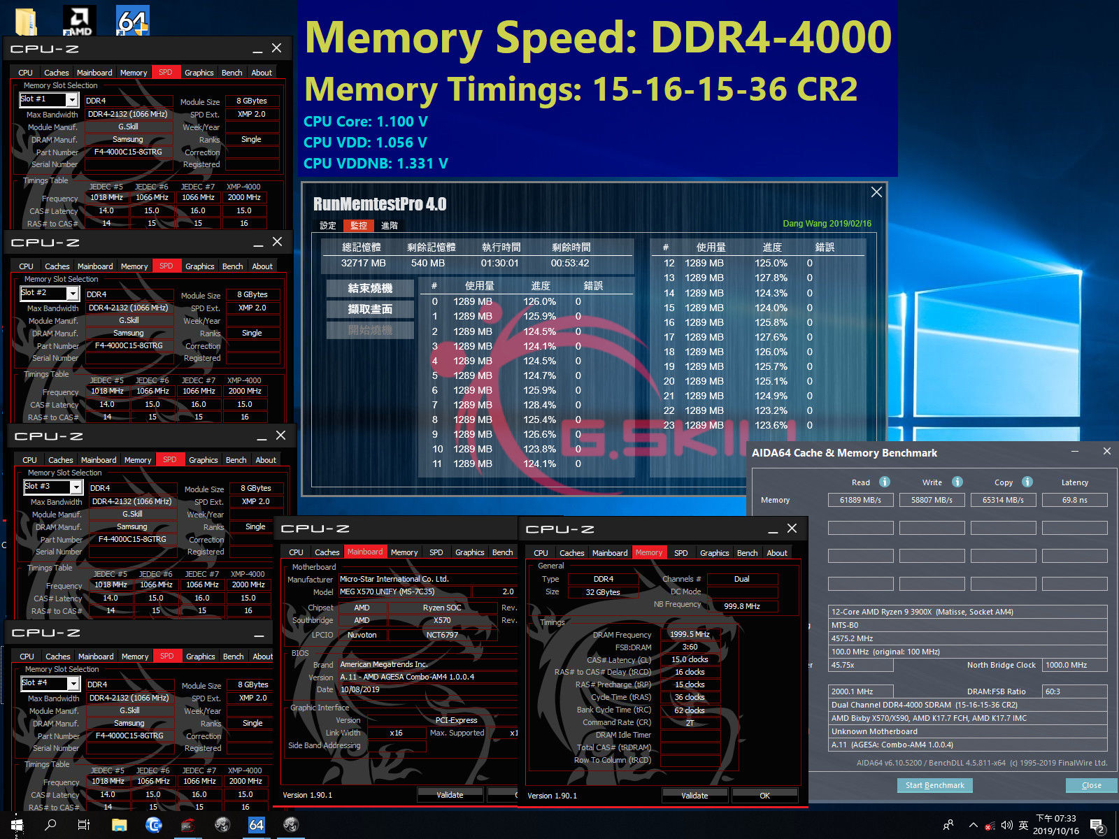 G.Skill 4000MHz DDR4 και CL15 timings - Φωτογραφία 1