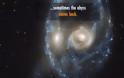 Διαστημικό φάντασμα: Το Hubble φωτογράφισε ένα ανατριχιαστικό «πρόσωπο» με λαμπερά μάτια