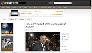 Διεθνή ΜΜΕ:Οι Ελληνες επέλεξαν το Μνημόνιο! - Φωτογραφία 3