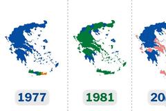 ΠΑΣΟΚ: Για πρώτη φορά από το 1977 δεν κερδίζει κανένα νομό!