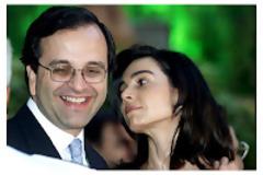 Αιώνιος καψούρης με τη σύζυγό του ο πρωθυπουργός Αντώνης Σαμαράς...!!!