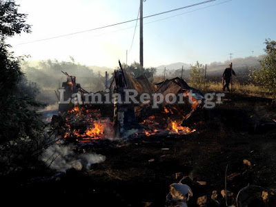 Κινδύνεψαν σπίτια στη Λαμία από την πυρκαγιά το απόγευμα (Φώτο & Video) - Φωτογραφία 17