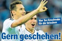 Στάζουν χολή τα πρωτοσέλιδα των γερμανικών εφημερίδων για τον αγώνα