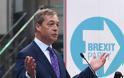 Brexit: Πτώση για το κόμμα του Φάρατζ μετά την απόφασή του να μην είναι υποψήφιος στις εκλογές