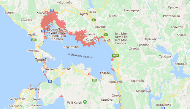 Έκθεση: Ποιες περιοχές της Ελλάδας κινδυνεύουν να βουλιάξουν - σενάριο τρόμου για Μεσολόγγι-εκβολές (χάρτες) - Φωτογραφία 3