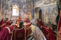 12720 - Φωτογραφίες πανηγυρικής Θείας Λειτουργίας στην εορτάζουσα Βατοπαιδινή Σκήτη του Αγίου Δημητρίου - Φωτογραφία 1