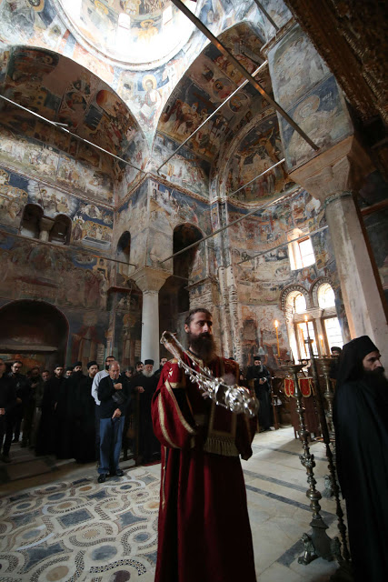 12720 - Φωτογραφίες πανηγυρικής Θείας Λειτουργίας στην εορτάζουσα Βατοπαιδινή Σκήτη του Αγίου Δημητρίου - Φωτογραφία 24