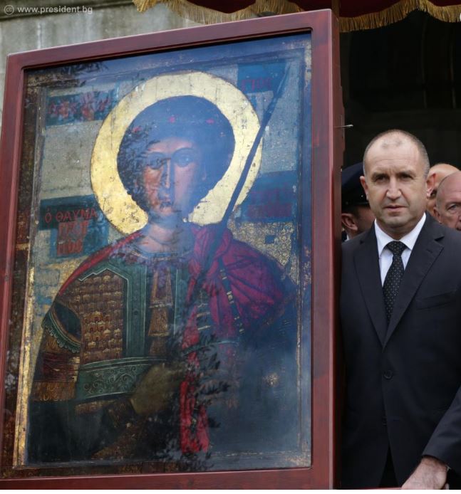 12761 - Η ανακομιδή των λειψάνων του Αγίου Γεωργίου στην Ιερά Μονή Ζωγράφου Αγίου Όρους, παρουσία του Προέδρου της Βουλγαρίας - Φωτογραφία 9