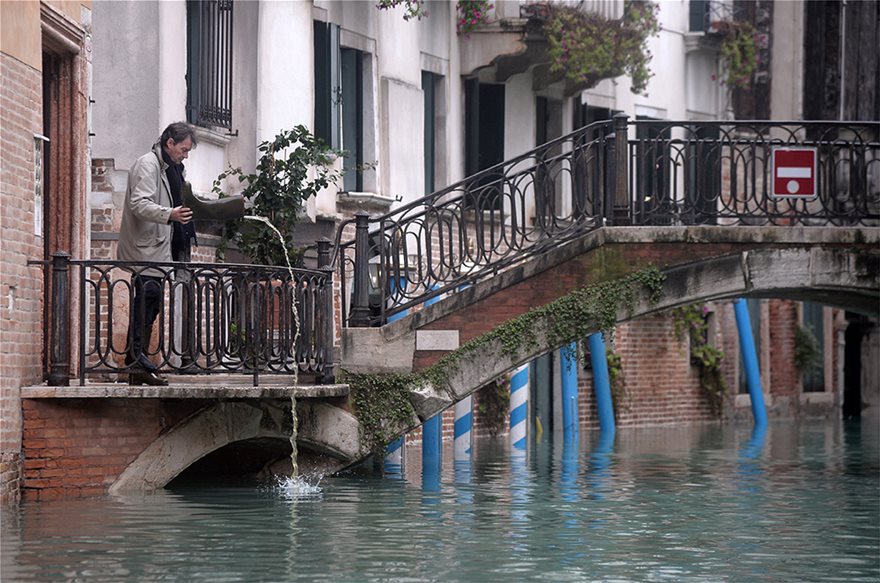 Βενετία: Κλείνει ξανά η ιστορική πλατεία Αγίου Μάρκου - Συνεχίζονται οι ακραίες πλημμύρες - Φωτογραφία 6